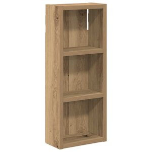 vidaXL Armoire murale de salle de bain Chêne artisan 20 x 10 x 50 cm