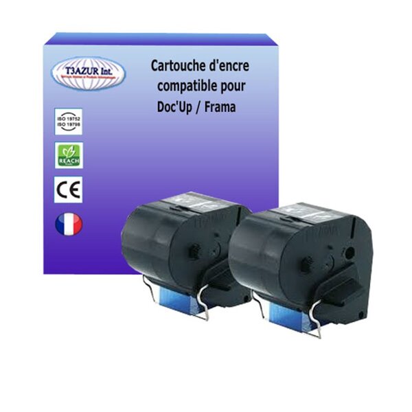 Cartouche compatible avec DOC'UP ECOMAIL - FR23003068 - RUBAN ENCRE BLEUE - (TYPE FT) - T3AZUR