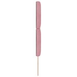 vidaXL Tête de lit à boutons en cristal  rose  160 cm  velours