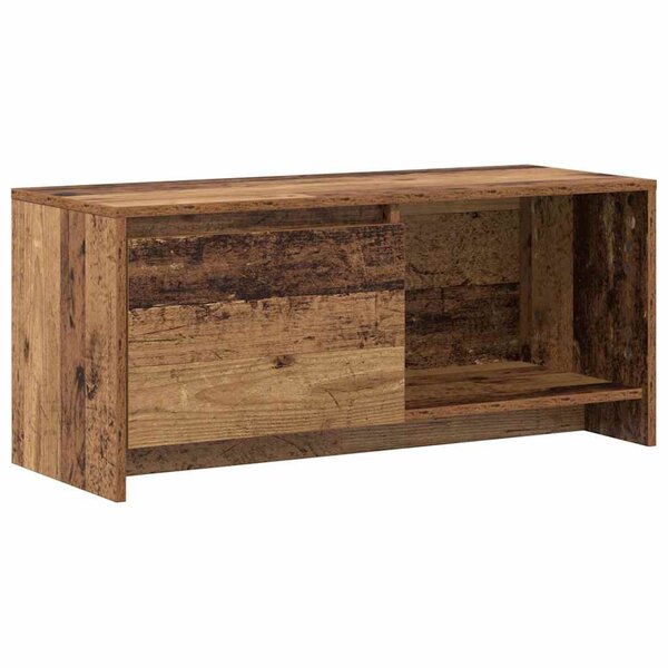 vidaXL Meuble TV Bois ancien 90 x 35 x 40 cm Bois d'ingénierie