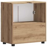 vidaXL Armoire de lavabo de salle de bain TULUM chêne artisanal