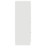 vidaXL Buffet Blanc 60x35x98 5 cm Bois d'ingénierie