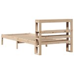 vidaXL Cadre de lit sans matelas 90x190 cm bois de pin massif