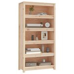 vidaXL Bibliothèque 80x35x154 cm Bois de pin massif