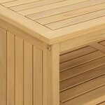vidaXL Table console de jardin Acacia clair 80 x 35 x 75 cm