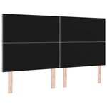 vidaXL Tête de lit avec des lumières à LED Gris clair 180 cm tissu