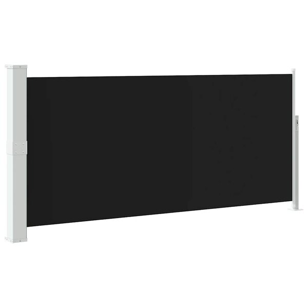 vidaXL Auvent latéral rétractable 140 x 300 cm Noir