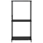 vidaXL Étagère à livres droite petite Noir 33 5x39 6x79 7 cm