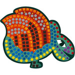 Jeu créatif - Tableaux mosaïques - Dinosaures - 8 modèles + mosaïques en mousse - Janod