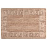 vidaXL Coureur de Tapis MARSA Blanc 100 x 150 cm Polyester et PVC