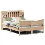 vidaXL Cadre de lit sans matelas 160x200 cm bois massif de pin