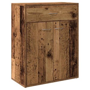 vidaXL Buffet vieux bois 60x30x75 cm bois d'ingénierie