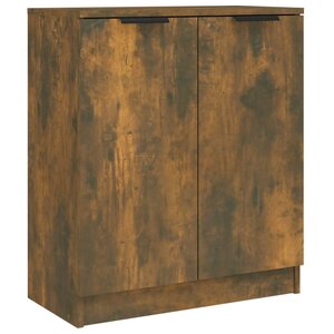 vidaXL Buffet Chêne fumé 60x30x70 cm Bois d'ingénierie