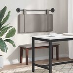 vidaXL Tête de lit suspendue Taupe Tissu