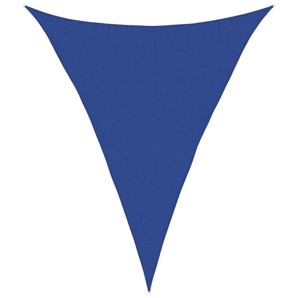 vidaXL Voile d'ombrage 160 g/m² triangulaire bleu 4x5x5 m PEHD