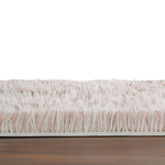 Tapis laine poils longs - naturel rose - 200 x 300 cm