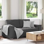 vidaXL Fauteuil canapé Gris 180 x 78 x 84 cm Cuir artificiel