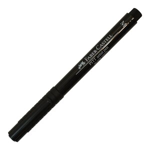 Feutre encre de chine PITT artist pen Pointe Moyenne 0 7 mm Noir FABER-CASTELL