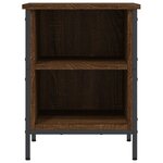 vidaXL Armoire à chaussures chêne marron 38x35x50 cm bois d'ingénierie