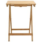 vidaXL Table de cuisine Naturel 40 x 30 x 53 5 cm Bambou