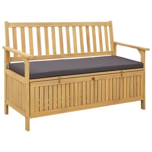 vidaXL Banc de rangement 2 -Seater 120 x 63 x 84 cm Rectangulaire