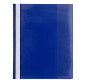 Chemise à lamelle Premium PVC A4+ bleue x 10 EXACOMPTA