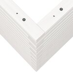 vidaXL Jardinière blanc 90x60x68 5 cm bois de pin massif