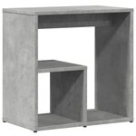 vidaXL Tables d'appoint 2 Pièces gris béton 50x30x50 cm bois d'ingénierie