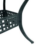 vidaXL Ensemble de bistro 3 Pièces vert aluminium coulé