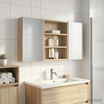 vidaXL Ensemble de Meubles de Salle de Bain 3 Pièces 100 x 10 5 x 50 cm