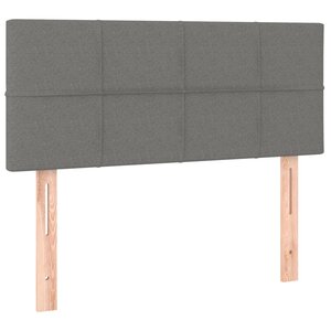vidaXL Tête de lit Gris foncé 90x5x78/88 cm Tissu