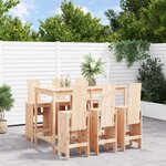 vidaXL Ensemble de bar de jardin 7 Pièces Bois de pin massif