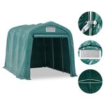 vidaXL Tente de garage PVC 2 4x3 6 m Vert