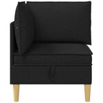 vidaXL Sofa avec rangement Tissu