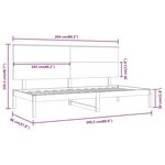 vidaXL Lit de jour sans matelas 90x200 cm bois de pin massif
