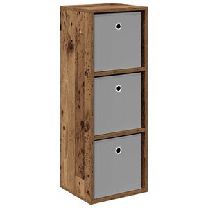 vidaXL Buffet avec tiroir Bois ancien 30 5 x 27 x 84 5 cm