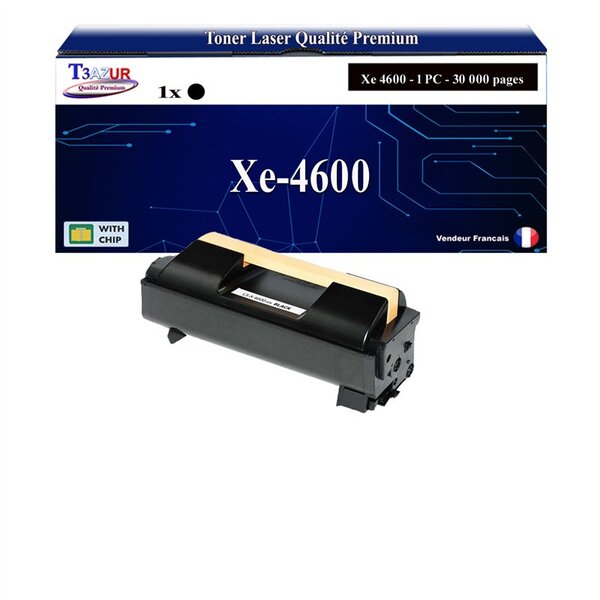 T3AZUR -Toner compatible avec Xerox Phaser 4600 4620 4622 (106R01535/106R01533) - Noir