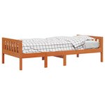 vidaXL Lit pour enfants sans matelas cire marron 90x190 cm pin massif