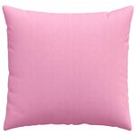 vidaXL Coussins de canapé 2 Pièces Rose 45 x 45 cm tissu