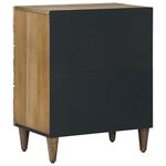 vidaXL Armoire de lit Marron 50 x 33 x 60 cm Bois de mangue massif