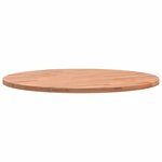 vidaXL Dessus de table Ø50x1 5 cm rond bois massif de hêtre