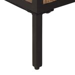 vidaXL Buffets 2 Pièces 70x35x70 cm bois de manguier brut massif