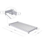 Lit enfant TEENY 90 x 180 bleu marine