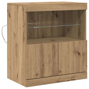 vidaXL Buffet Marron 60 x 37 x 67 cm Bois d'ingénierie