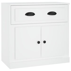 vidaXL Buffet blanc 70x35 5x67 5 cm bois d'ingénierie