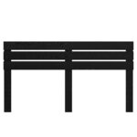 vidaXL Tête de lit Chêne noir 200 cm Bois d'ingénierie