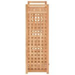 vidaXL Meuble à chaussures avec tiroir 70x27x81cm Bois massif de noyer