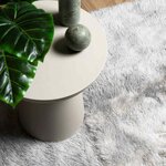 vidaXL Tapis shaggy à poils longs NAVARRA gris argenté 120x170 cm