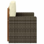 vidaXL Sofa de milieu extérieur Naturel