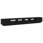 vidaXL Meuble TV 3 Pièces Noir 300 x 35 x 40 cm Bois d'ingénierie